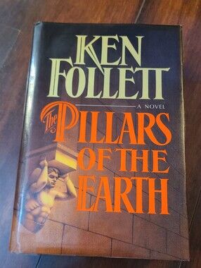The Pillars of the Earth Ken Follett 1st Edition 1st Printing Hardcover 1989